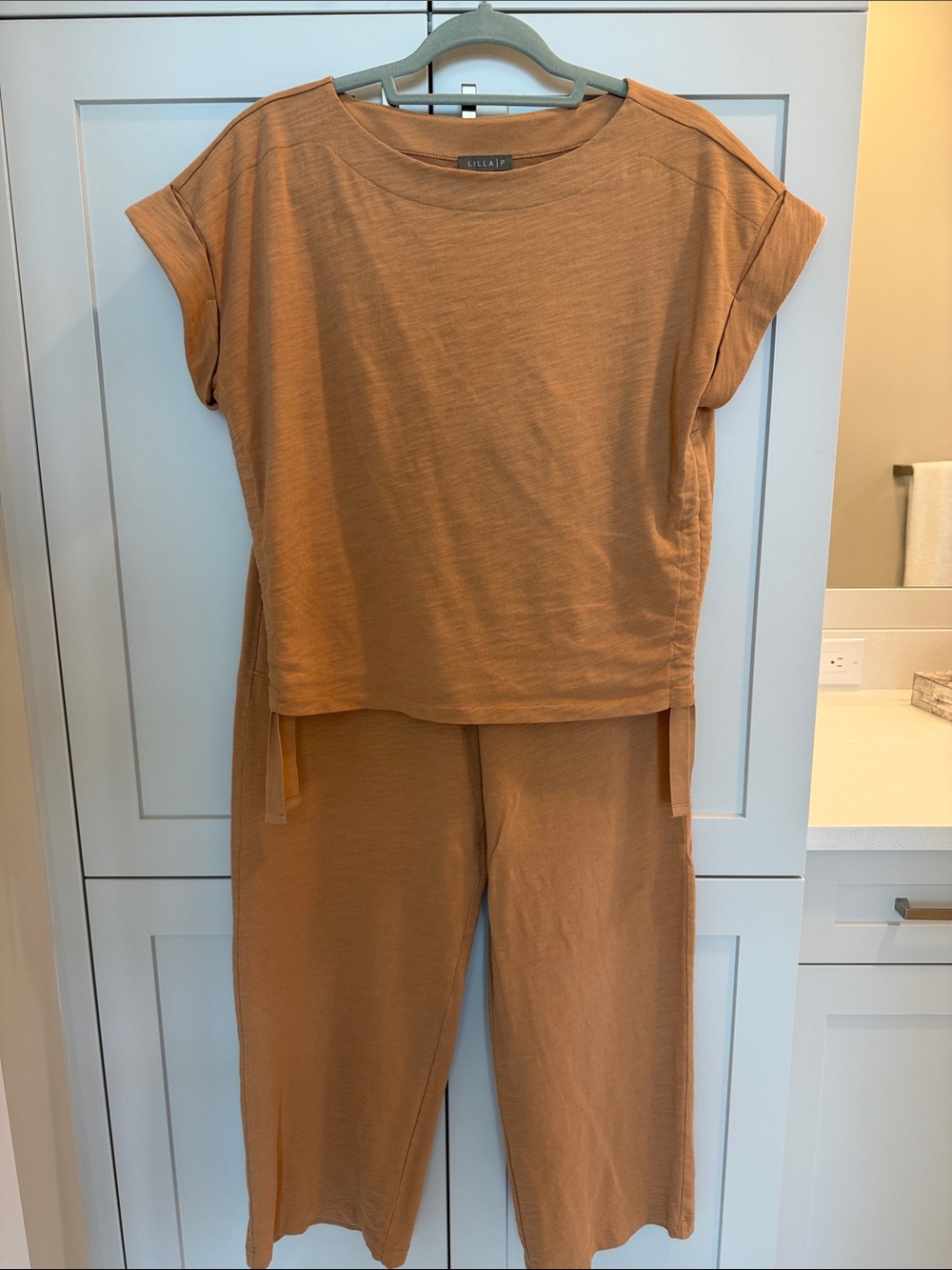 Lilla P Cozy Knit Set in Warm Caramel